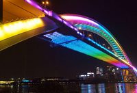 先睹為快！申城浦江四橋國慶將“炫麗綻放”