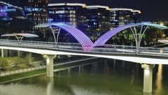 白天看景，夜晚看燈，美輪美奐大虹橋之夜……