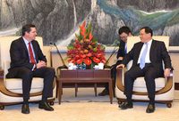 美國這家百年歷史的金融集團愿助力上海國際金融中心建設，李強會見