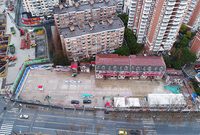 江浦路104弄文物保護建筑平移到位，建筑內部結構曝光……