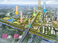 首批環上生態公園建設圓滿收官賀新春，春光公園靈感源自《桃花源記》