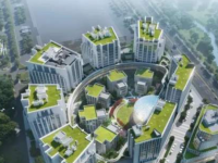 虹橋前灣首個超級產業園區正加速建設，集辦公、商業、公寓、服務于一體！